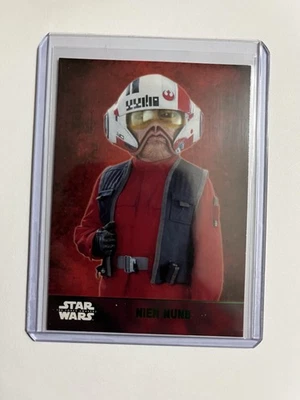 2015 Topps Star Wars The Force Awakens Green Nien Numb - Image 1 of 2