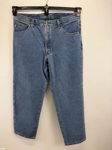 L.L. Pantalones de mezclilla Bean para hombre doble L calce clásico forrados de vellón azules 38x29 - Imagen 1 de 12