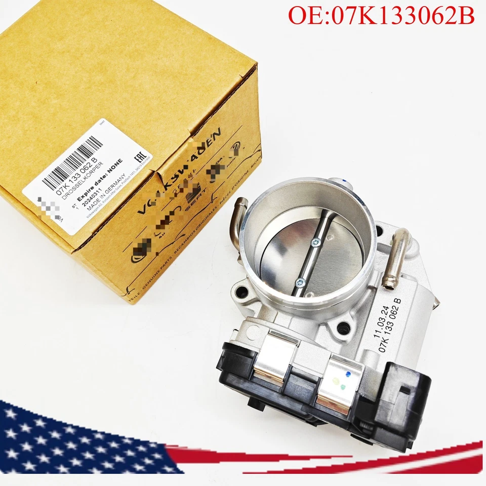 Throttle Body For Volkswagen Beetle Jetta Rabbit L5 2.5L 2007 2006 07K133062B US - Изображение 1 из 4