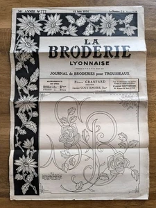 Ancien Journal La Broderie Lyonnaise 1934 - Picture 1 of 6