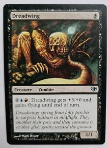 MTG Magic The Gathering Card Dreadwing Creature Zombie Black Conflux - Picture 1 of 2