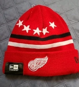 Detroit Red Wings NHL HOCKEY BEANIE MÜTZE Fleece gefüttert Neu - Bild 1 von 8