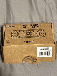 Logitech C920E Black 1080p HD Webcam OPEN BOX - Afbeelding 1 van 4