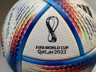 adidas Al Rihla WM Offizieller Matchball FIFA Fußball Weltmeisterschaft 2022 NEU - Bild 1 von 4