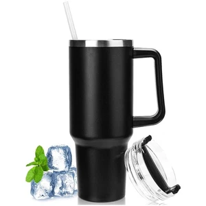 Edelstahl Thermobecher Vakuum Isolierbecher Becher 1200ml Tumbler Kaffeebecher - Bild 1 von 15