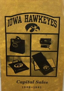 Iowa Hawkeyes Capital Sales Catalog 1990-1991 Price List Dyersville IA - Bild 1 von 8