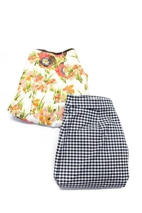 J Crew Mujer Estampado Floral Cremallera Acampanada Falda Midi Multicolor Talla 8 Lote 2 - Imagen 1 de 6