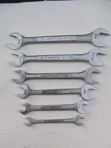 VINTAGE USA Craftsman 6Pc Double Open End V Series Wrench Set - Picture 1 of 8