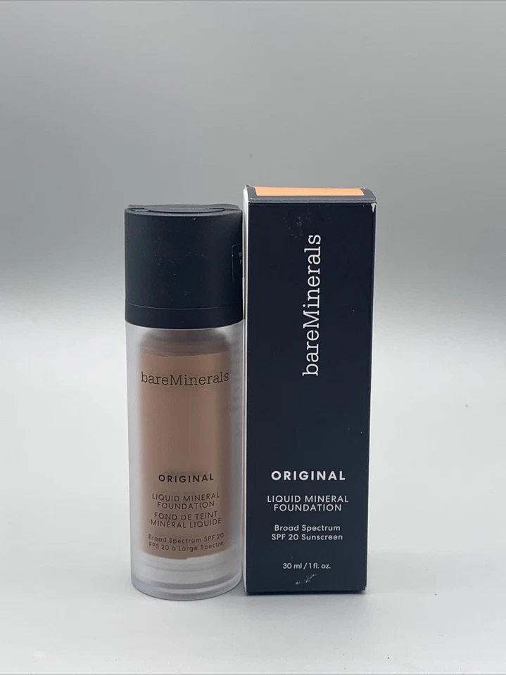 bareMinerals Original Liquid Mineral Foundation SPF 20 1.7 oz Medium Dark NEW - Image 1 of 1