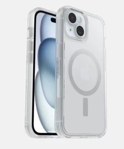 OtterBox Symmetry Series MagSafe Case For iPhone 15 / 14 / 13 - Clear - Picture 1 of 3