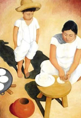 Frank Kessel Tortilla Woman Art Poster Print 24x36 - Home Decoration Wall Art - Image 1 of 4