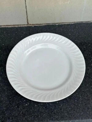 Plato para servir comida blanco porcelana cerámica antigua vintage Foto 1 de 4