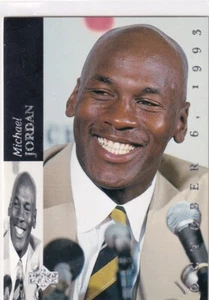 1994 Upper Deck Michael Jordan Retirement Oct 6 1993 #MJR1 PWE - Picture 1 of 2