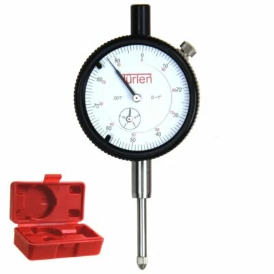 TURLEN Türlen 0.1/.001" Dial Indicator AGD Precision Lug Back Machinist Inspection Tool