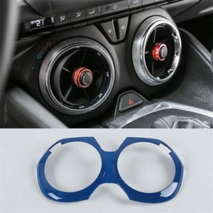 Blue ABS Central Control Air Condition Panel Trim For Chevrolet Camaro 2016-2021 - Bild 1 von 8