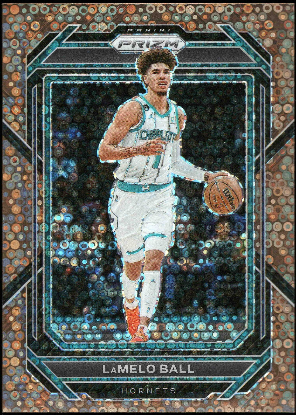 2022 Panini Prizm LAMELO BALL #150 Charlotte Hornets 22 FAST BREAK BRONZE 9/20