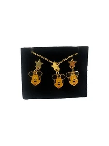 Avon Mickey For Kids Jewelry Gift Set Necklace Earrings for Pierced Ears New - Picture 1 of 6