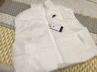 NIKE Ladies GILET Therma-Fit OVERSIZED Birthday PRESENT White SIZE LARGE Gift.