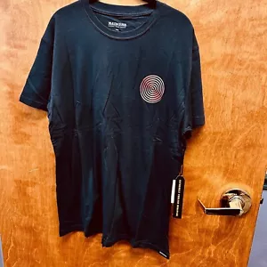 NWT Madness Swirl Dot Vintage Black Skateboard T-Shirt Size Large - Picture 1 of 3