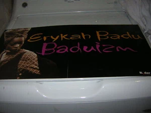 ERYKAH BADU PROMO FLAT DOUBLED W/SEPERATIONS IN TACT BADUIZM 1997 VINTAGE - Picture 1 of 10