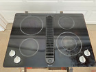 Jenn Air Cooktop 30” Electric Black Ceran Glass Downdraft Ventilation JED8430BDB photo