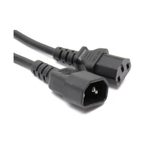 Rallonge pour appareil frigorifique C13 C14 PC moniteur câble d'alimentation rallonge 1,80 m #333459 - Photo 1/9
