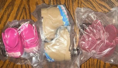 "Nuevo lote de 3 pares de zapatos para muñeca My Life As 18""" Foto 1 de 4