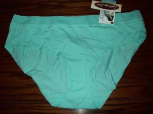 NWT JOCKEY COTTON STRETCH HIPSTER PANTIES 2901 351 AQUA  5 6 7 - Picture 1 of 2