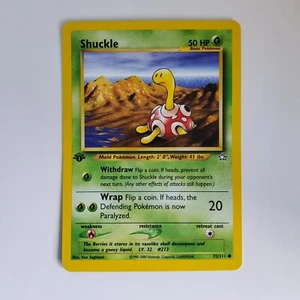 Shuckle | 1st Edition | 72/111 Neo Genesis | Pokemon Trading Card - Picture 1 of 1
