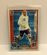 Topps Match Attax Euro 2012 Limited Edition Wayne Rooney Card - England