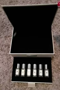 JO MALONE 6 x 9ml full bottles with vanity presentation case box-Rare - Picture 1 of 12