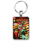 Batman Harley and Ivy #1 Key Ring or Necklace Harley Quinn Poison Ivy Comic Book