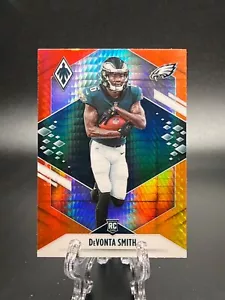 2021 DEVONTA SMITH RC Phoenix Fanatics Exclusive FIRE BURST PRIZM FREE SHIPPING - Picture 1 of 2