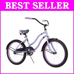 Stylish 20-Inch Girls Cruiser Bike - Ergonomic Lavender Design for Fun Rides - Picture 1 of 11