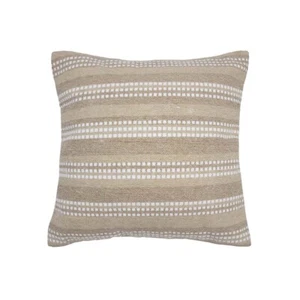 Bambury Stanley Latte Square Filled Cushion - Picture 1 of 1