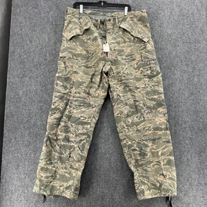 Air Force Pants Mens Large Regular Green Trousers All Purpose Tiger Stripe Camo - Picture 1 of 15