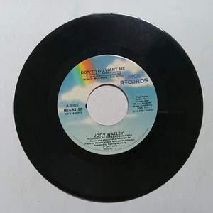 45 RPM Record JODY WATLEY Don't you want me Item 1 Nice VG - Imagen 1 de 2