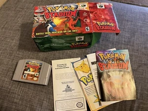 Very Nice Vintage Pokemon Stadium N64 (Nintendo 64, 2000) w/ Box & Inserts - Picture 1 of 6