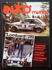 AutoMundo 1981 Lombard RAC Rally Ari Vatanen (Poster) - Imagen 1 de 10