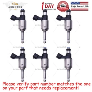New Set of 6 Fuel Injector For Toyota Camry Highlander Sienna Tacoma 23250-0P090 - Picture 1 of 6