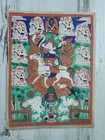 Mongolian Tibetan Antique Thanka Thangka Painting Protectors 19th C.