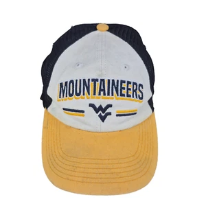 West Virginia Mountaineers Baseball Cap Tri Colored Snapback Hat - Picture 1 of 7