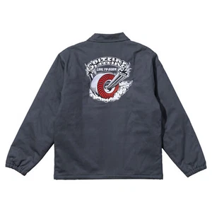 Spitfire Wheels Coat Burnout Jacket Charcoal - Picture 1 of 5