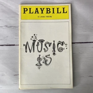 Playbill MÚSICA IS St. James Theatre Dic 1976 Patricia Birch Richard Adler Hewett - Imagen 1 de 6