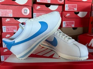Nike Cortez Low University Blue White Sneakers Retro DN1791-102 Womens Size 8 - Picture 1 of 8