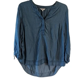 Top Crown & Ivy Chambray usado en excelente estado, M - Imagen 1 de 5