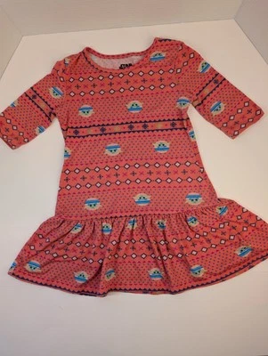 Vestido rosa Star Wars niñas talla 4/5 cara de bebé Yoda estampado  Foto 1 de 4