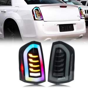 LED RGB Tail Lights for Chrysler 300 300C 300S 2011-2014 Rear Lamps Assembly - Bild 1 von 5