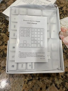 Bluetooth Nummernblock Lekvey Aluminium Wiederaufladbar Kabellos Ziffernblock 34 Tasten - Bild 1 von 4