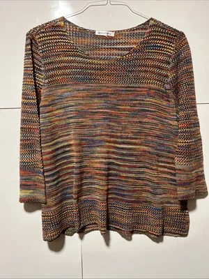 John Paul Richard Women's Multicolar Knit Sweater  Large - Image 1 of 4